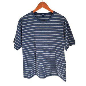 Peter Millar Collection Tee Blue Lavender Stripes T-Shirt Size XL